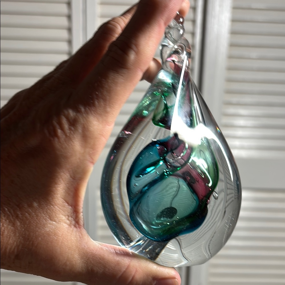 Handcrafted Glass Art Sculpture
